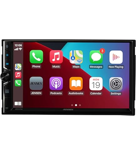 Amazon.com: Jensen CAR723W 7-inch Certified Apple CarPlay Android